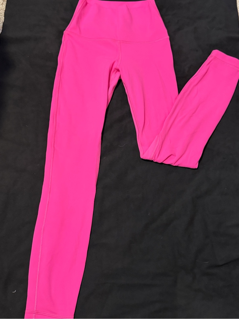 lululemon athletica Hot Pink High-Rise Leggings